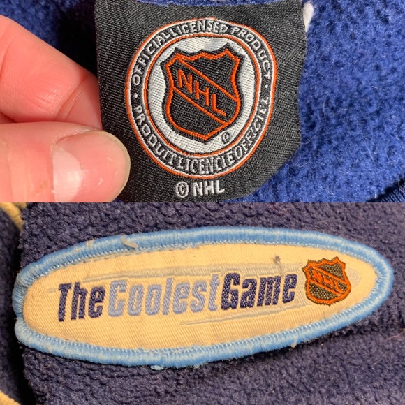 VINTAGE NHL Toronto Maple Leafs Fleece Pullover (Size Large) - Picture 4 of 4